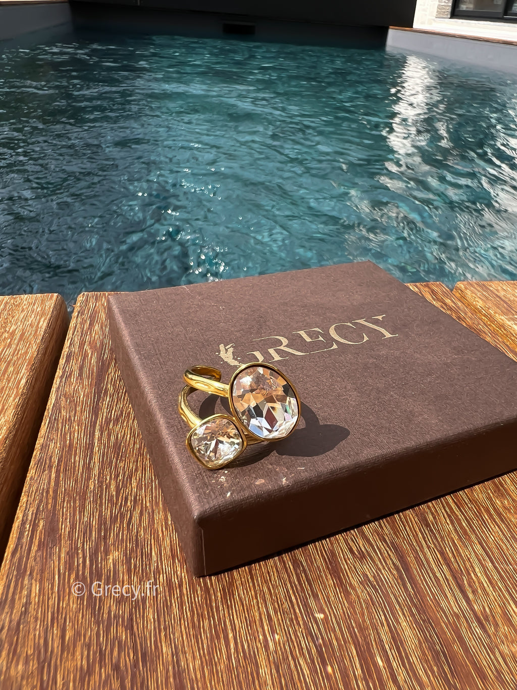 Lya / Bagues double diamant