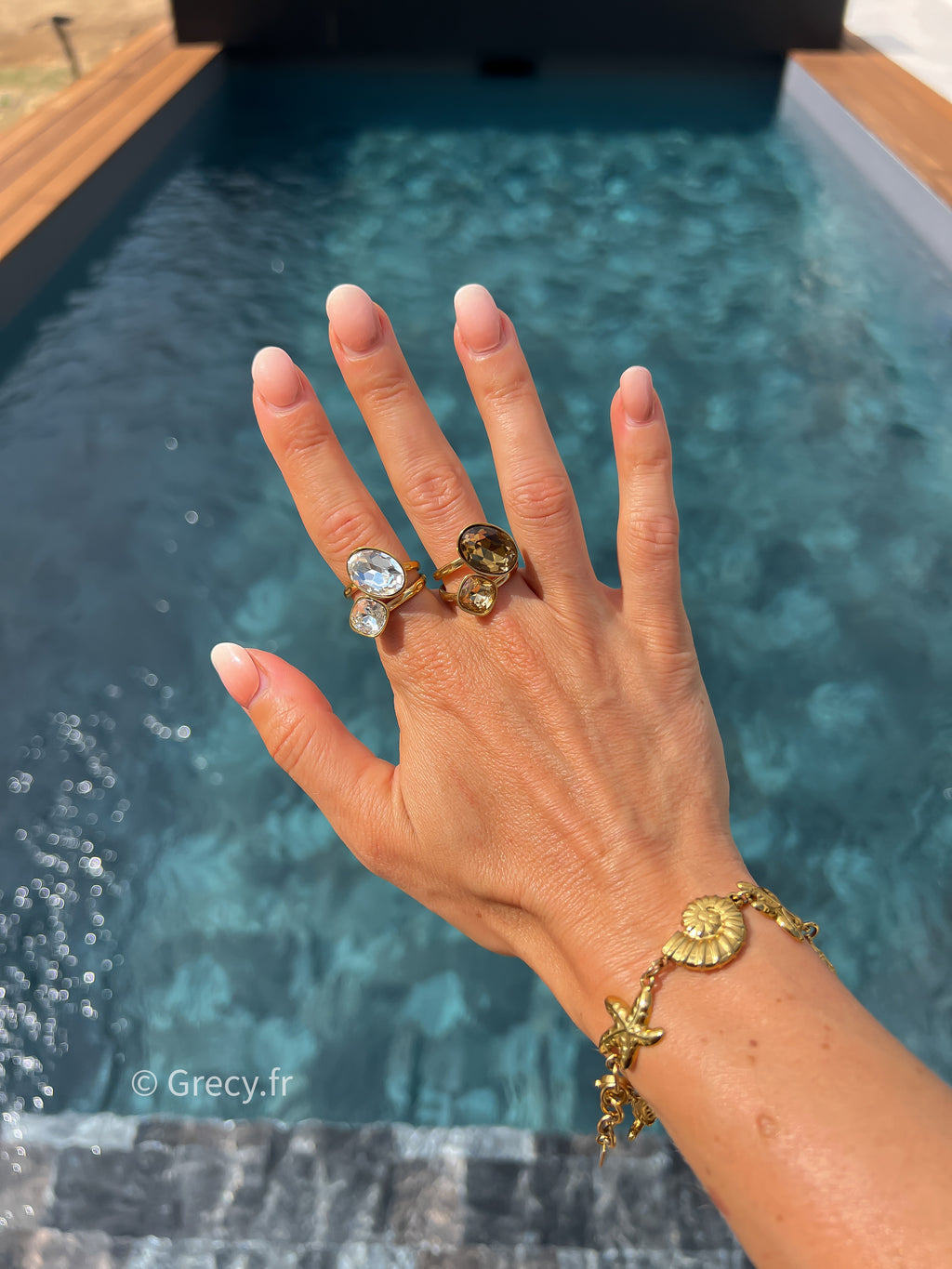 Lya / Bagues double diamant