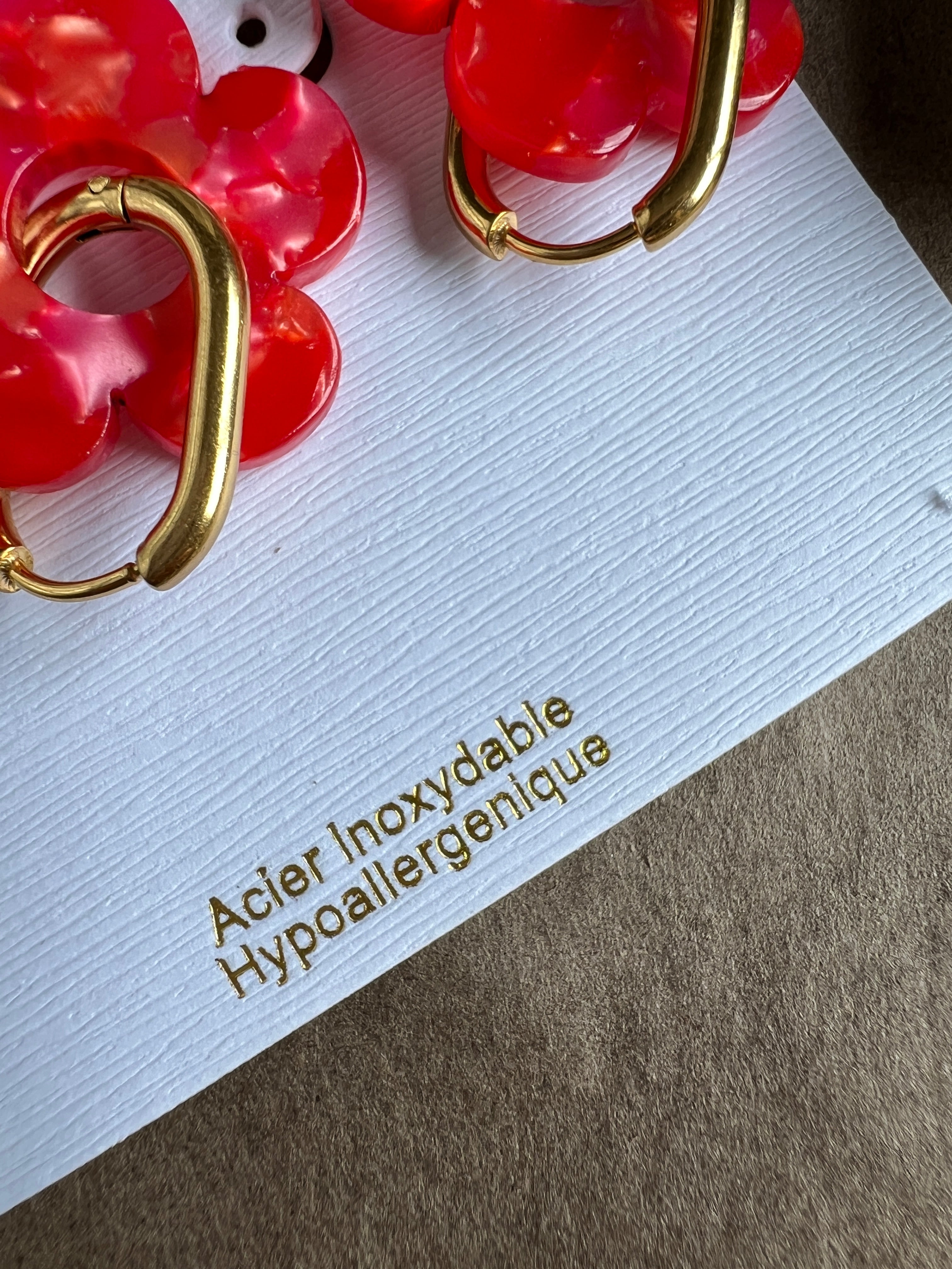 Ninon / Boucles d'oreilles fleurs