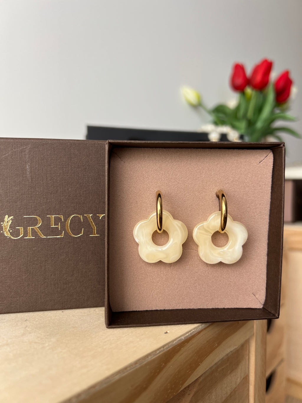 Ninon / Boucles d'oreilles fleurs