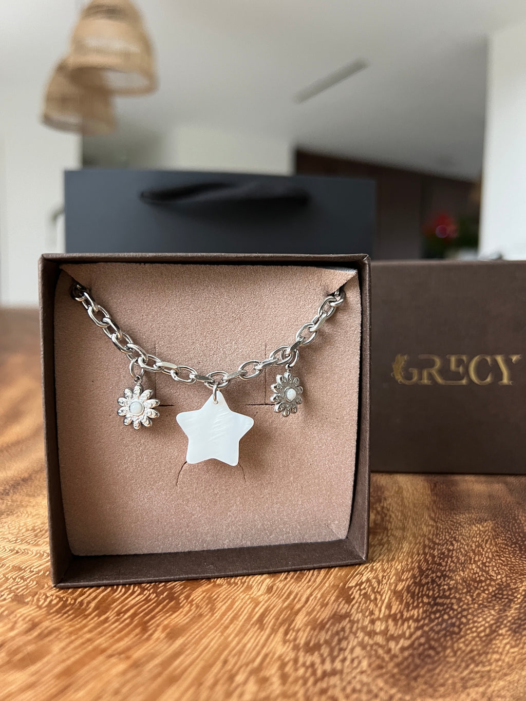 Collier Winter argent