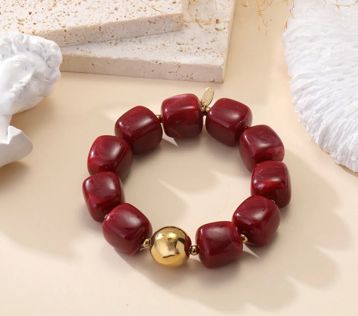 Agathe / Bracelets élastiques perles