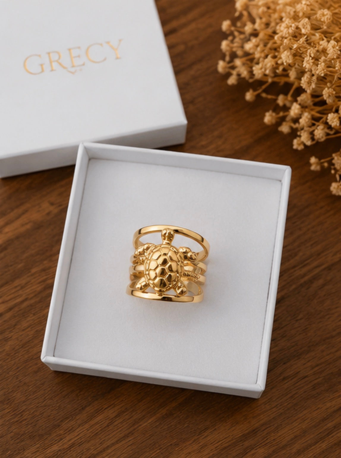 Sylvana / Bague tortue