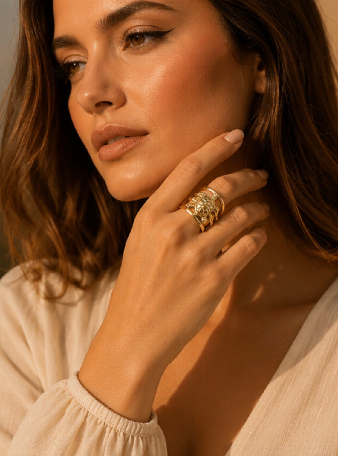 Sylvana / Bague tortue