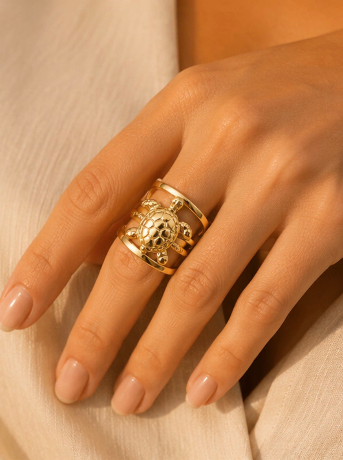 Sylvana / Bague tortue