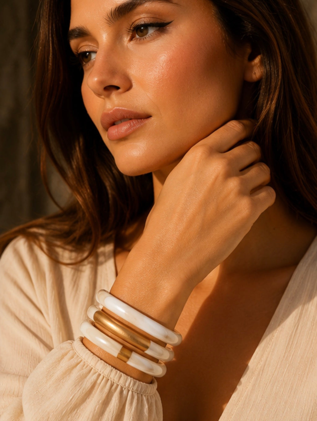 Tifany / Bracelets jonc en résine