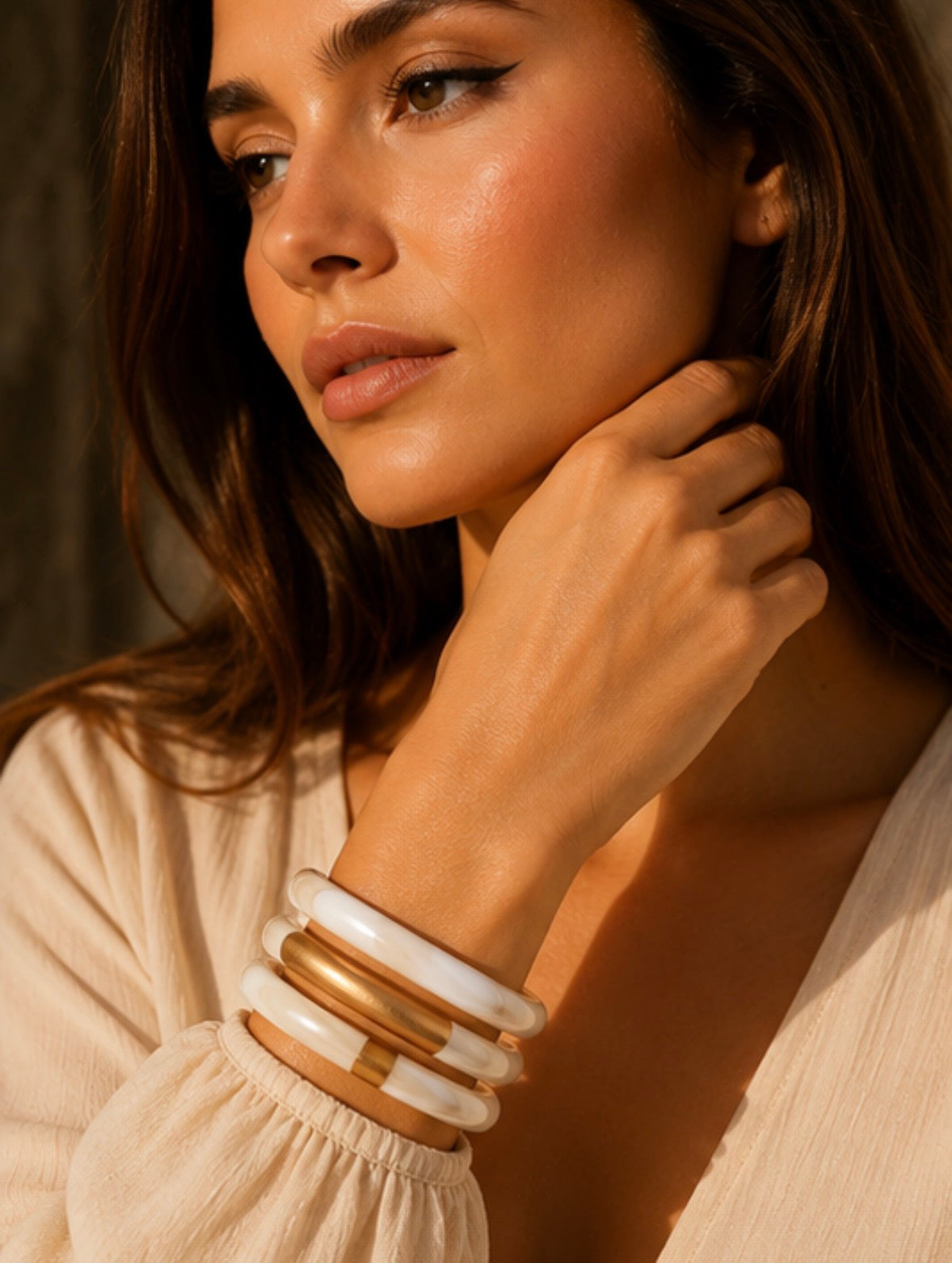 Tifany / Bracelets jonc en résine