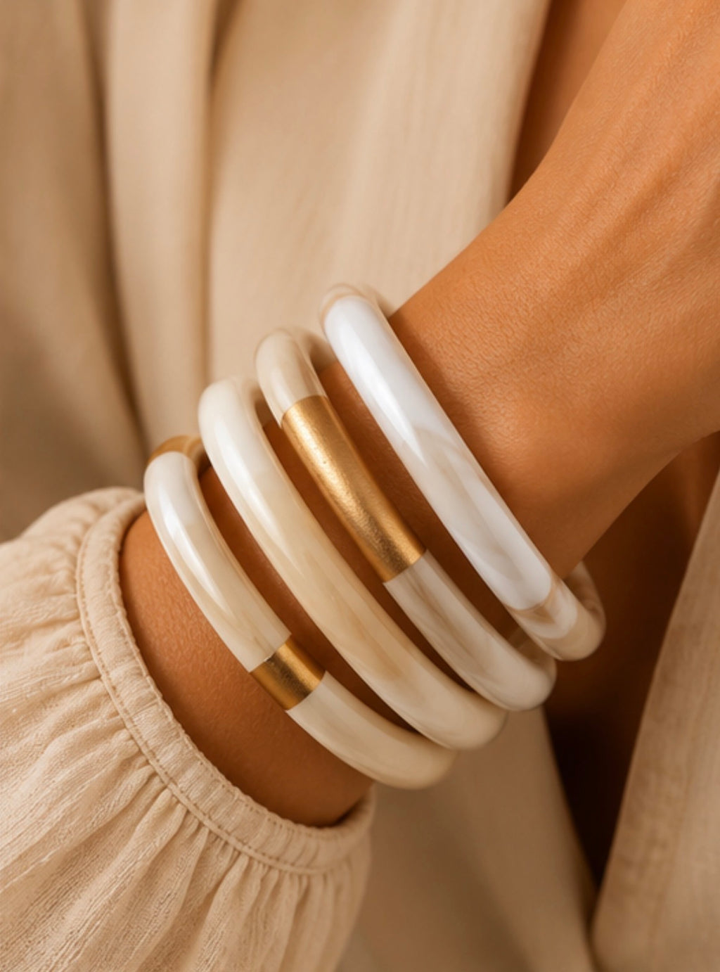 Tifany / Bracelets jonc en résine