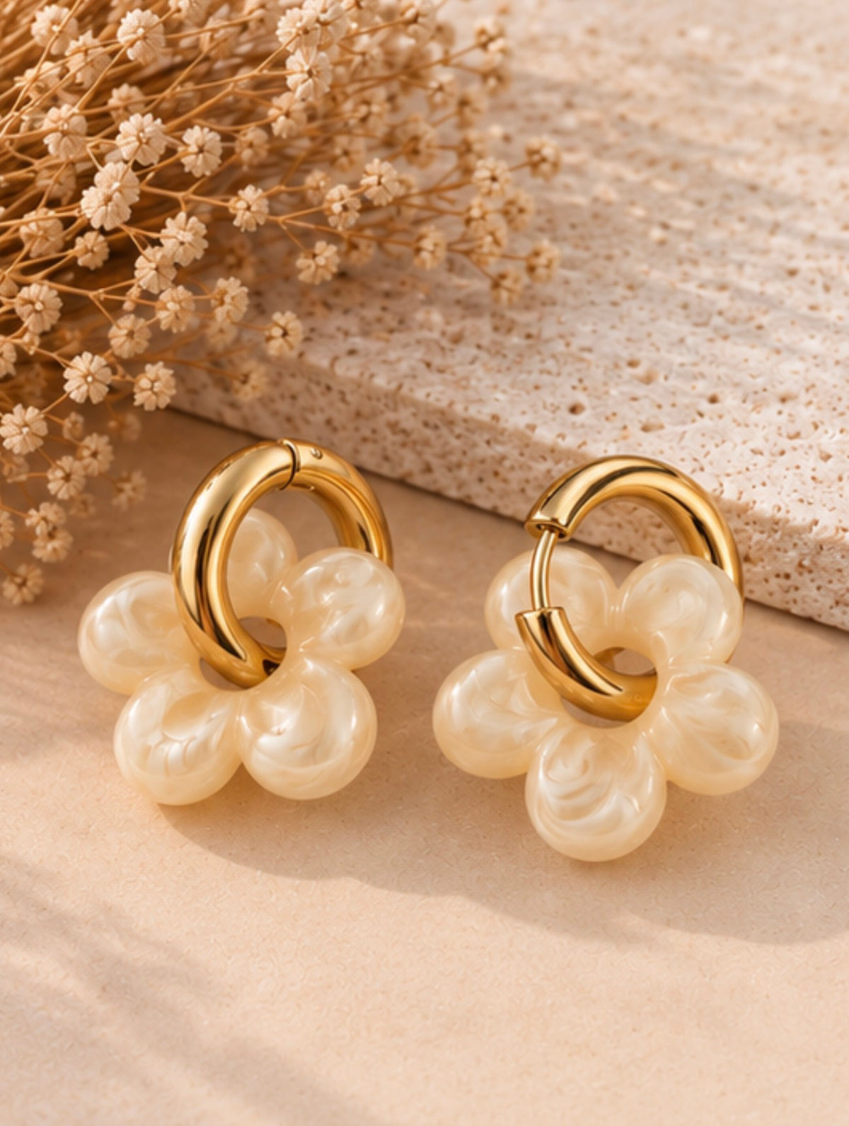 Ninon / Boucles d'oreilles fleurs