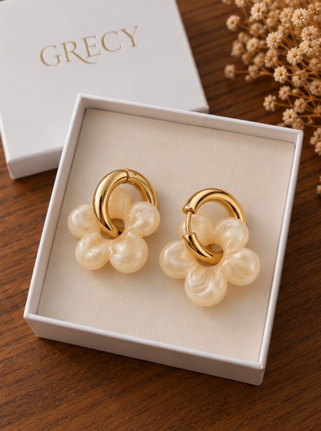 Ninon / Boucles d'oreilles fleurs
