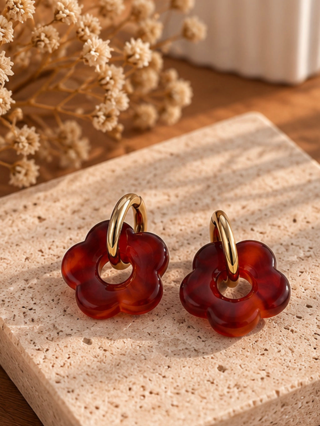 Ninon / Boucles d'oreilles fleurs