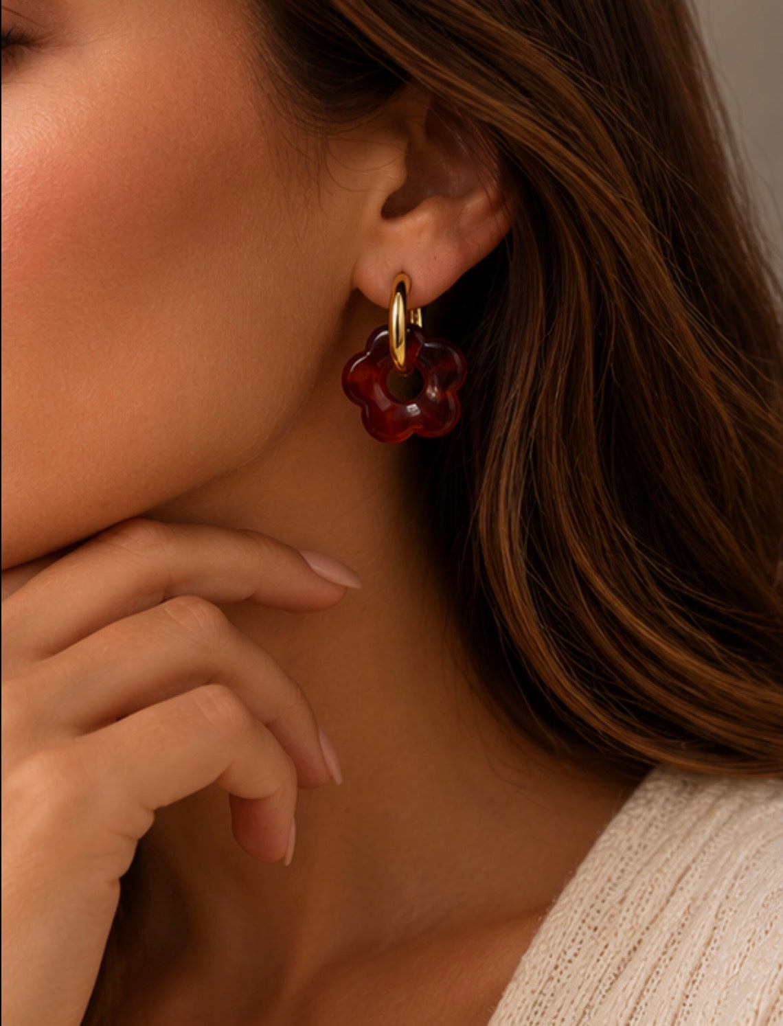 Ninon / Boucles d'oreilles fleurs