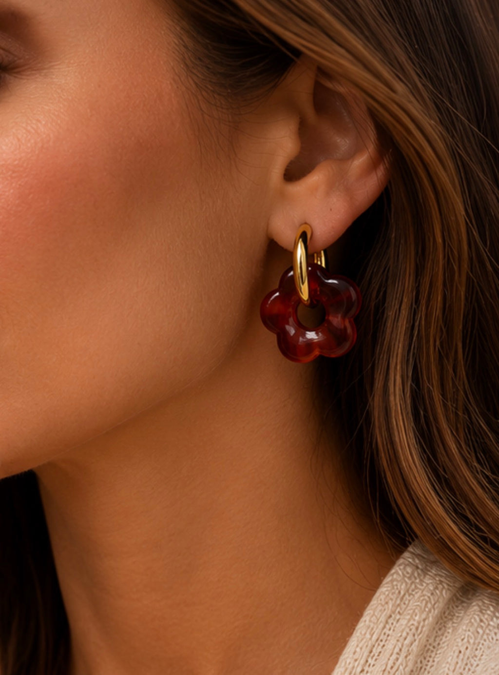 Ninon / Boucles d'oreilles fleurs