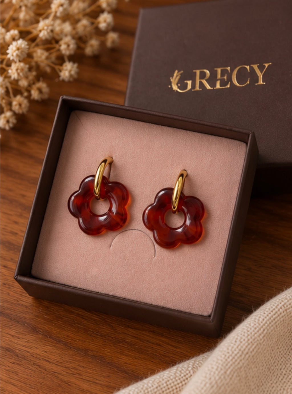 Ninon / Boucles d'oreilles fleurs