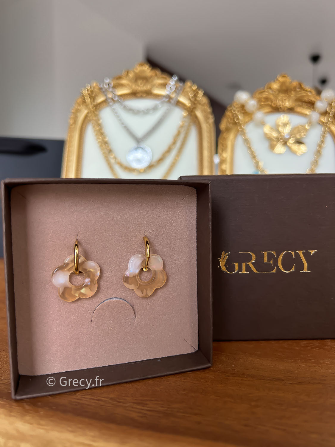 Salomé / Mini Créoles fleurs