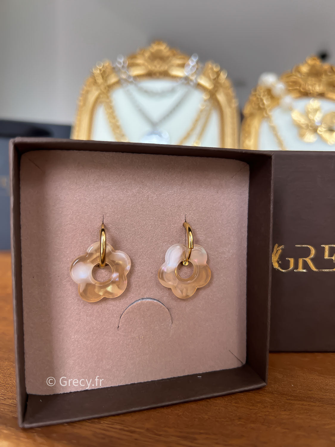 Salomé / Mini Créoles fleurs