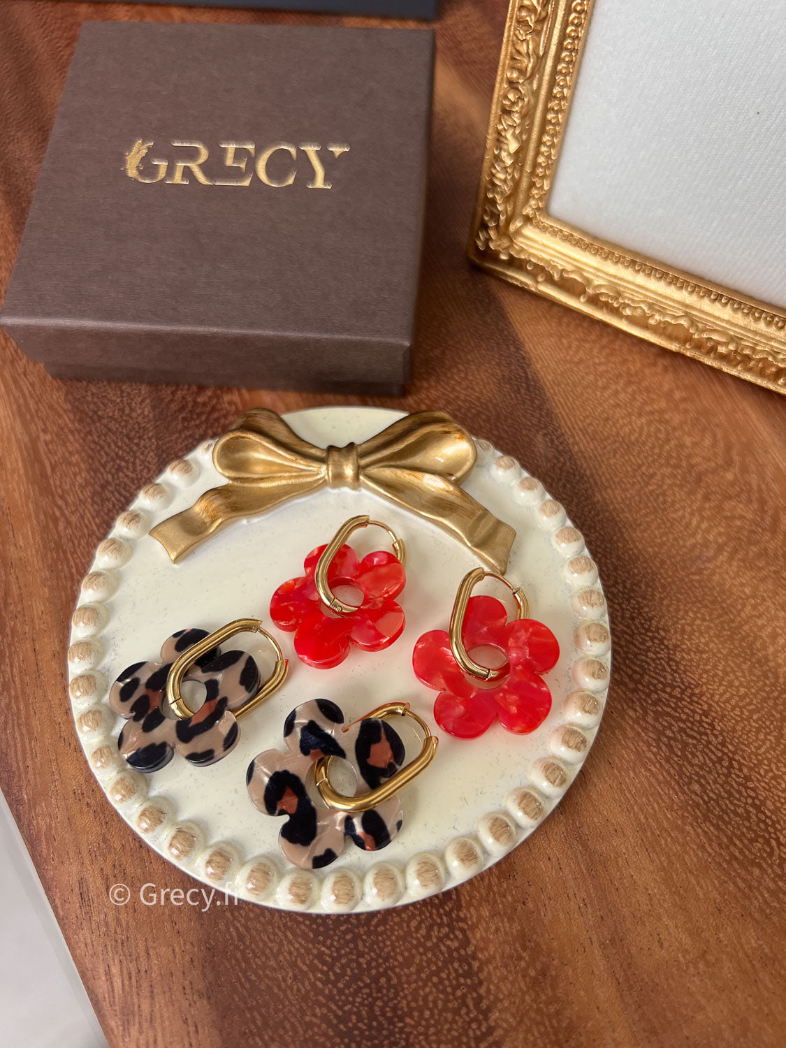 Ninon / Boucles d'oreilles fleurs