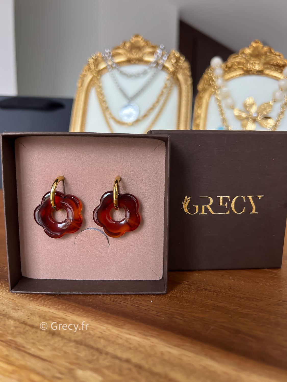 Ninon / Boucles d'oreilles fleurs