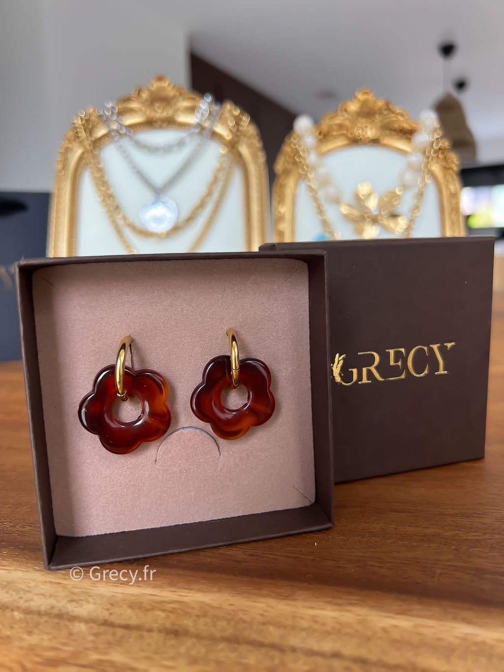 Ninon / Boucles d'oreilles fleurs