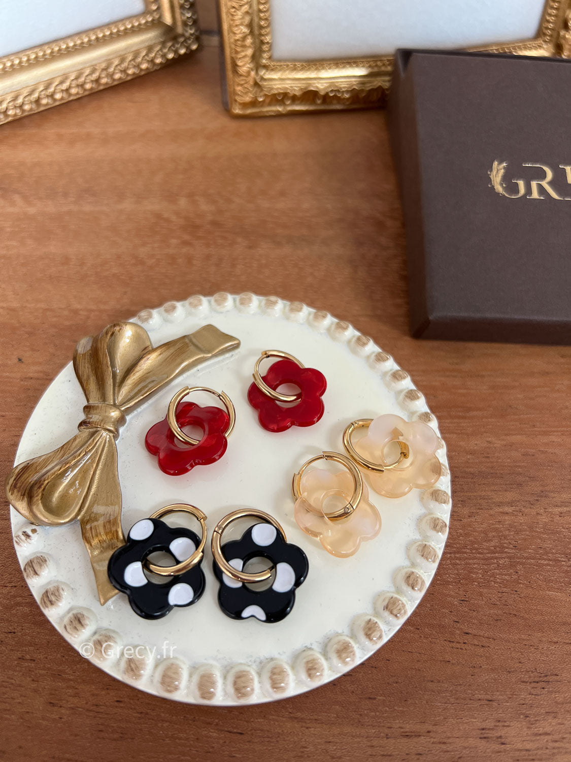 Salomé / Mini Créoles fleurs