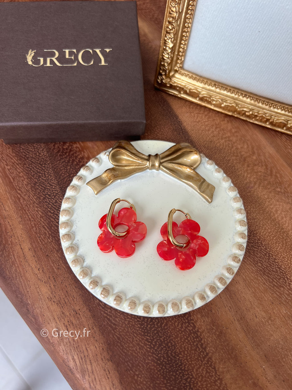 Ninon / Boucles d'oreilles fleurs