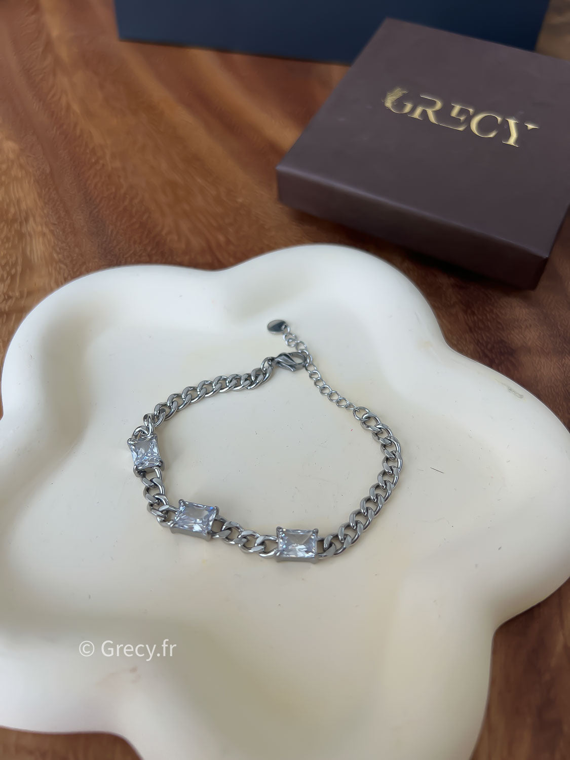 Marie / Bracelet 3 strass