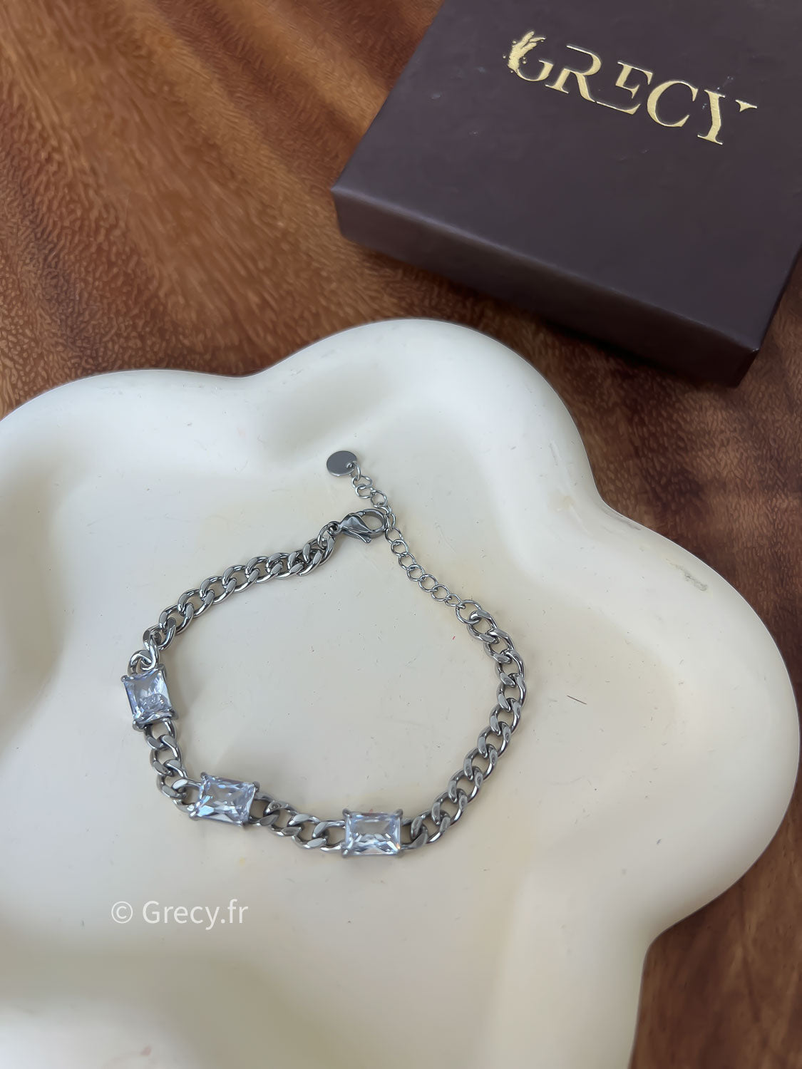 Marie / Bracelet 3 strass