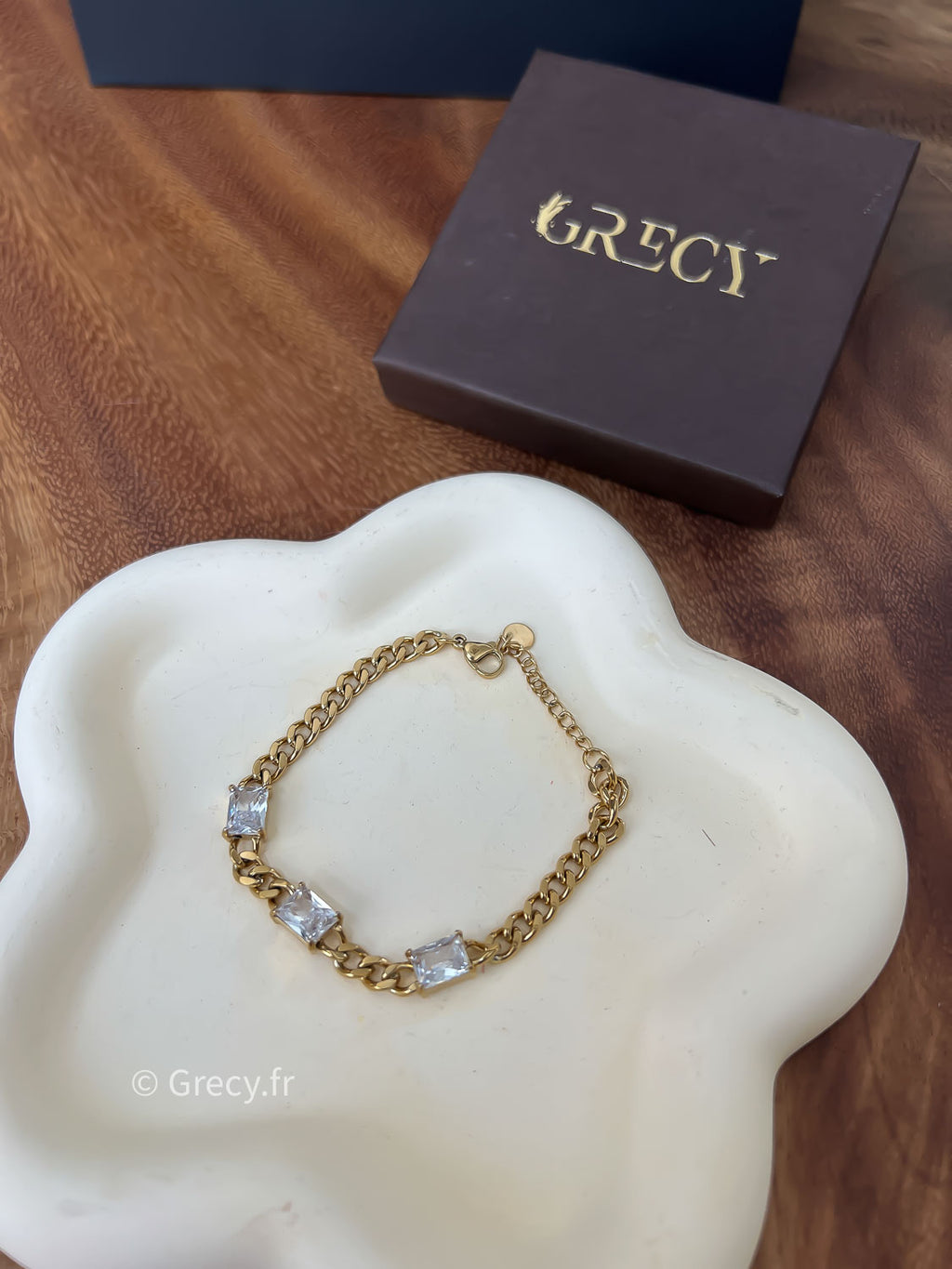 Marie / Bracelet 3 strass