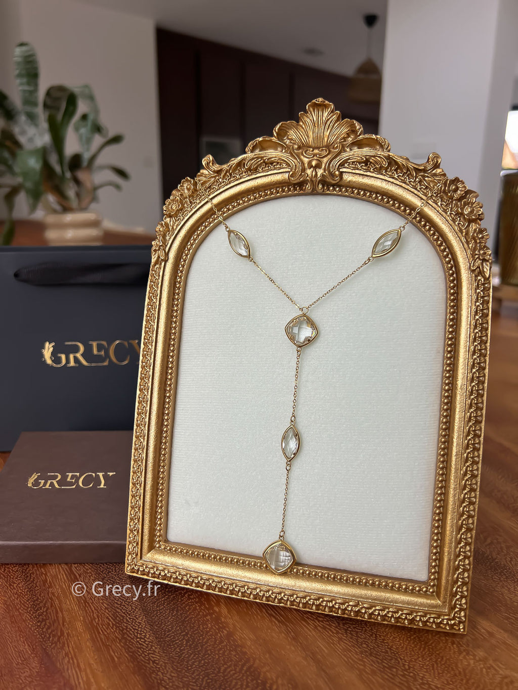 Miléna / Collier en Y strass