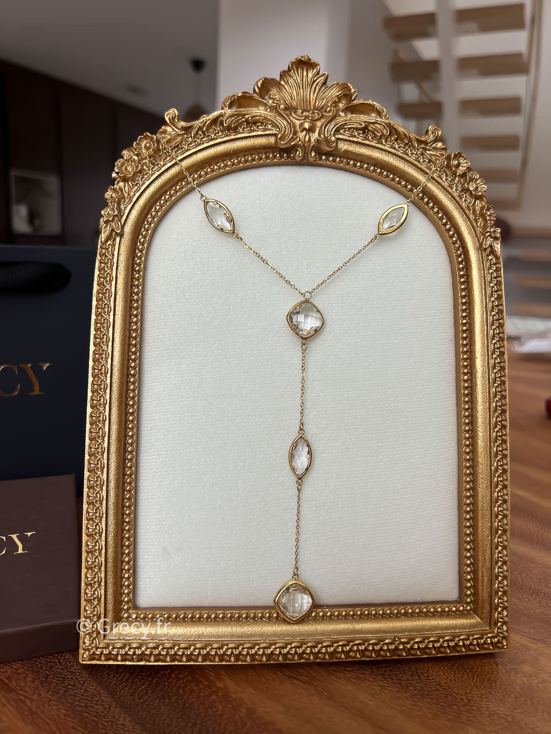 Miléna / Collier en Y strass