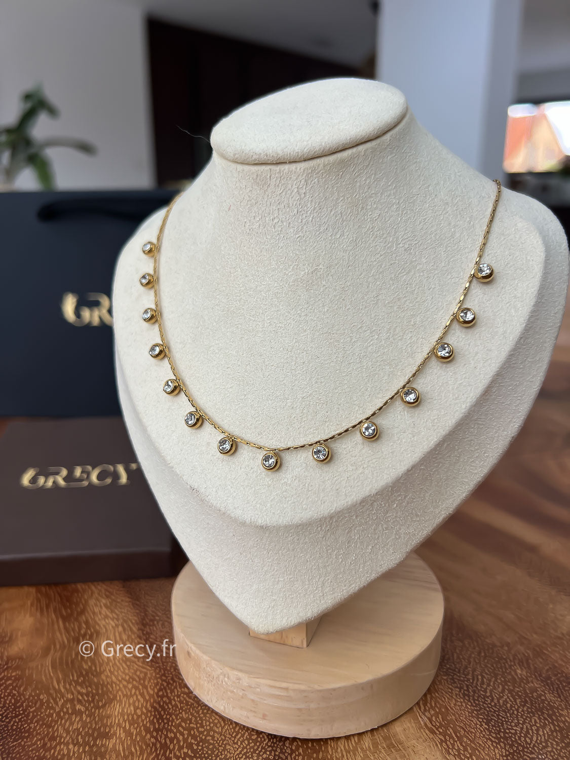 Romane / Collier pampilles strass