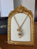 Myrose / Collier doré oeil porte-bonheur