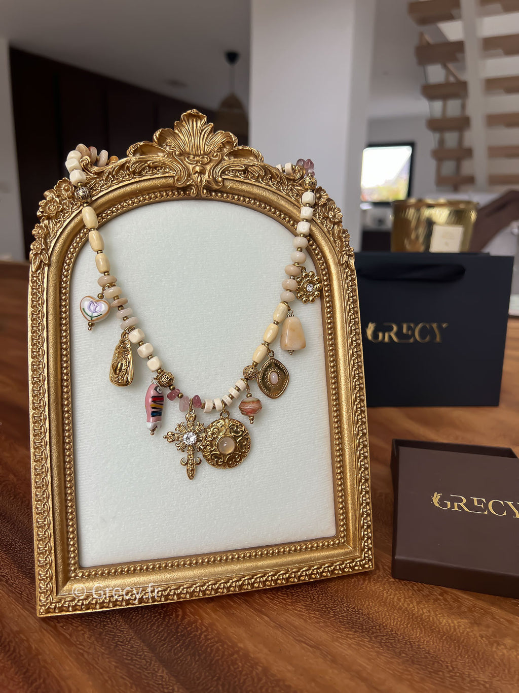 Théa / Collier perles et charms