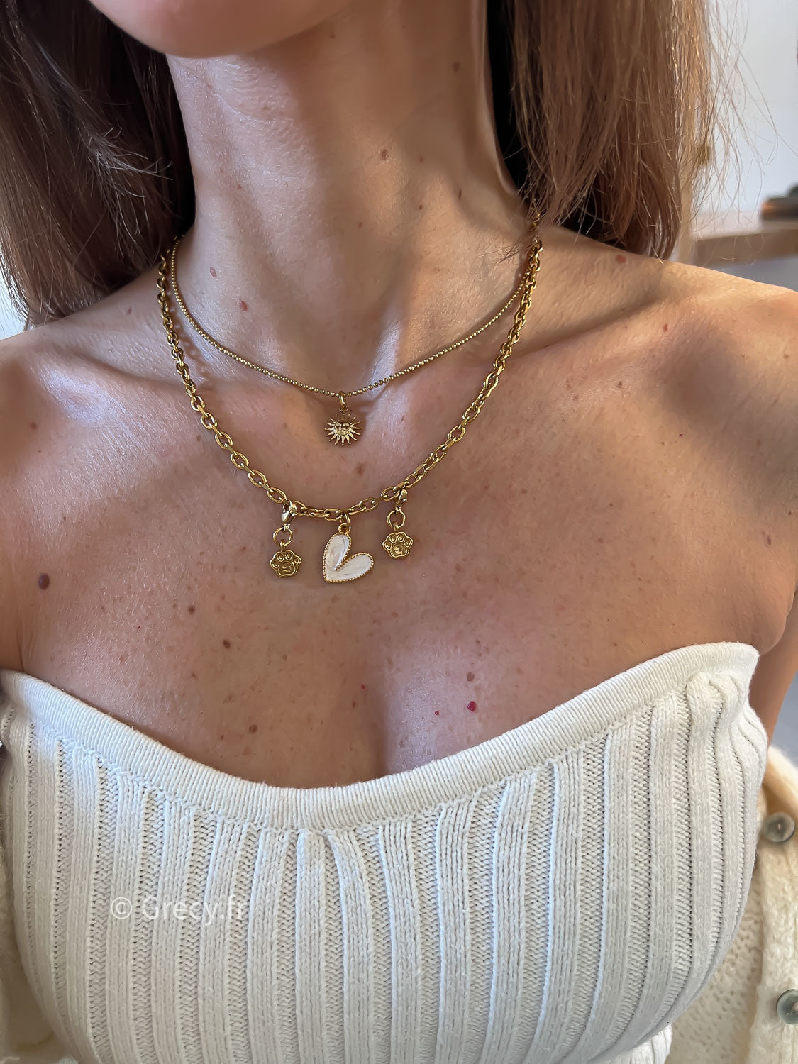 Collier Pets Lovers doré