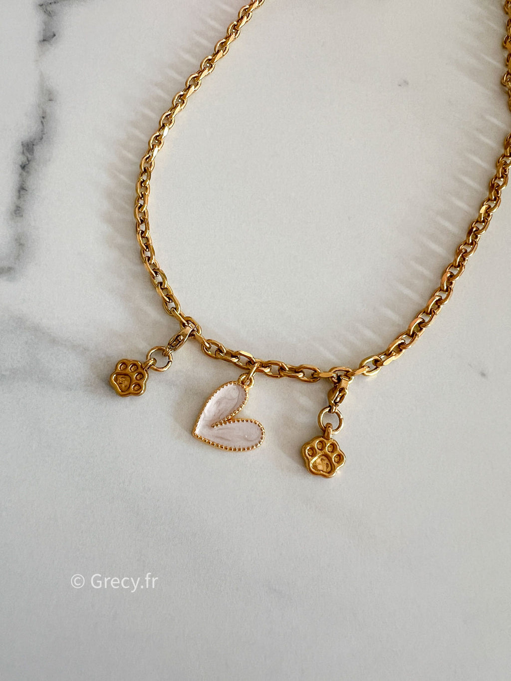 Collier Pets Lovers doré