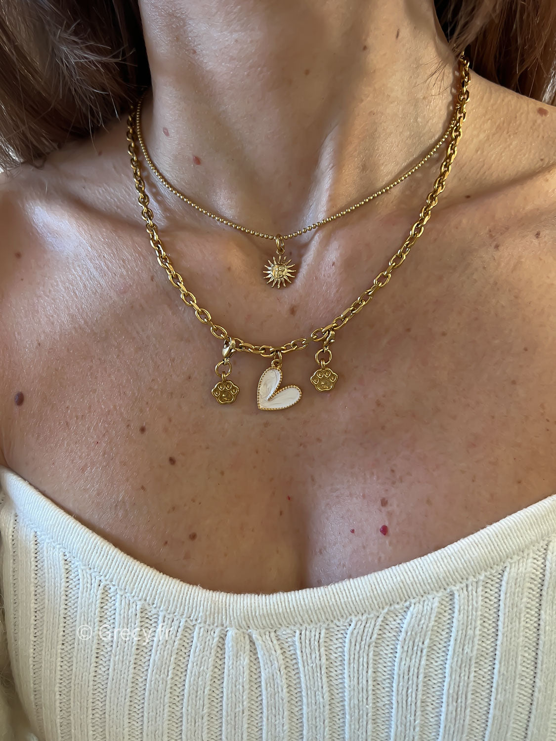 Collier Pets Lovers doré