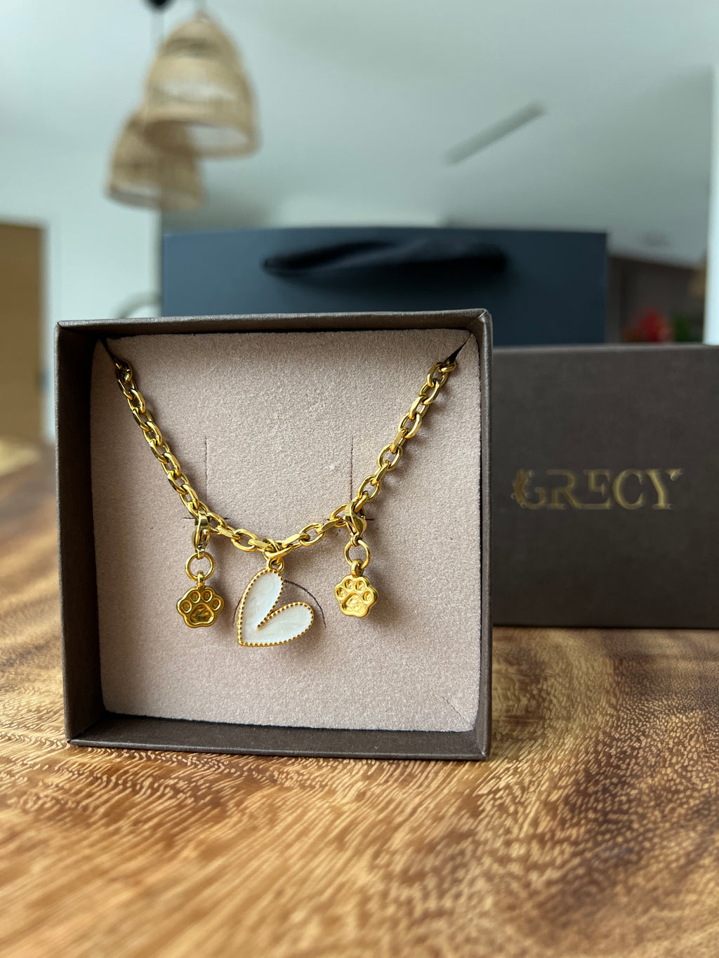 Collier Pets Lovers doré