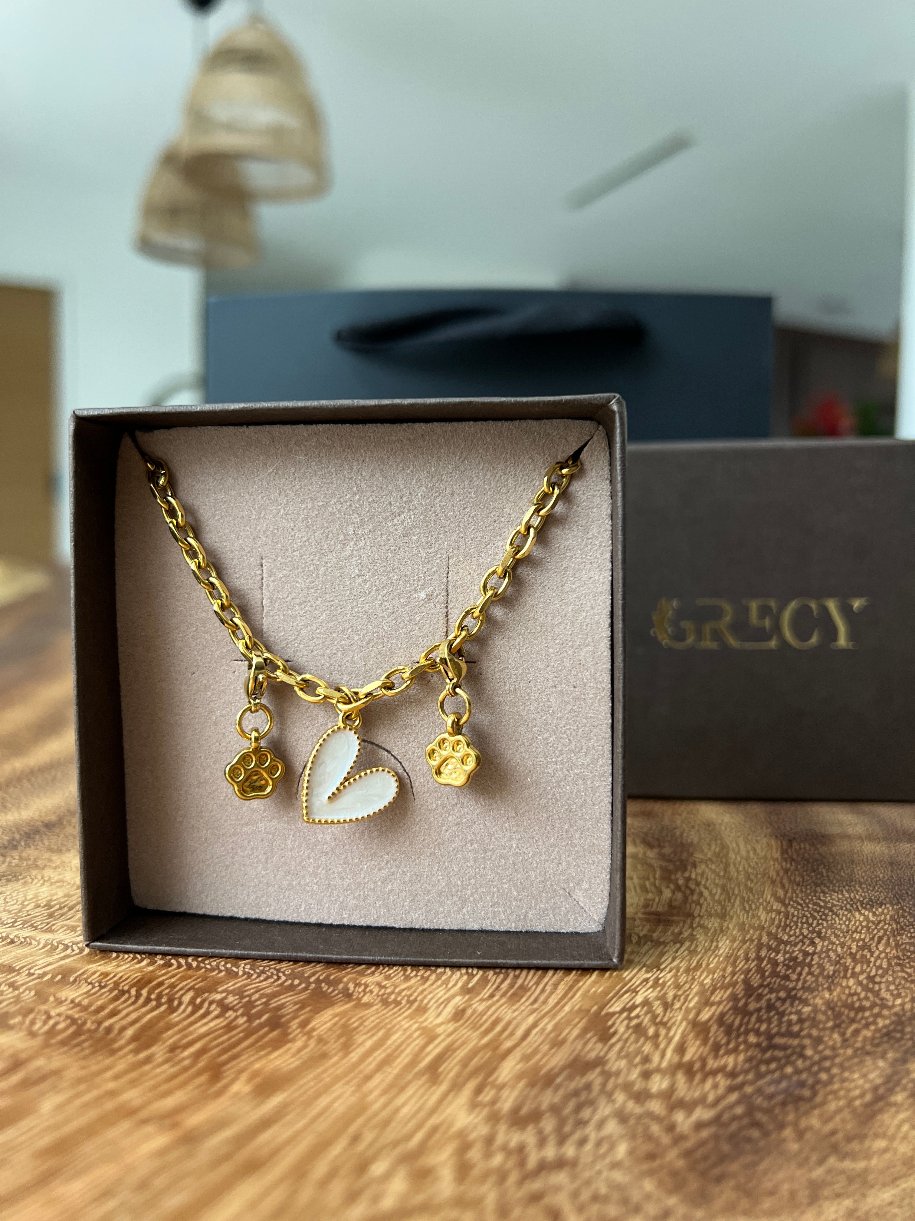 Collier Pets Lovers doré