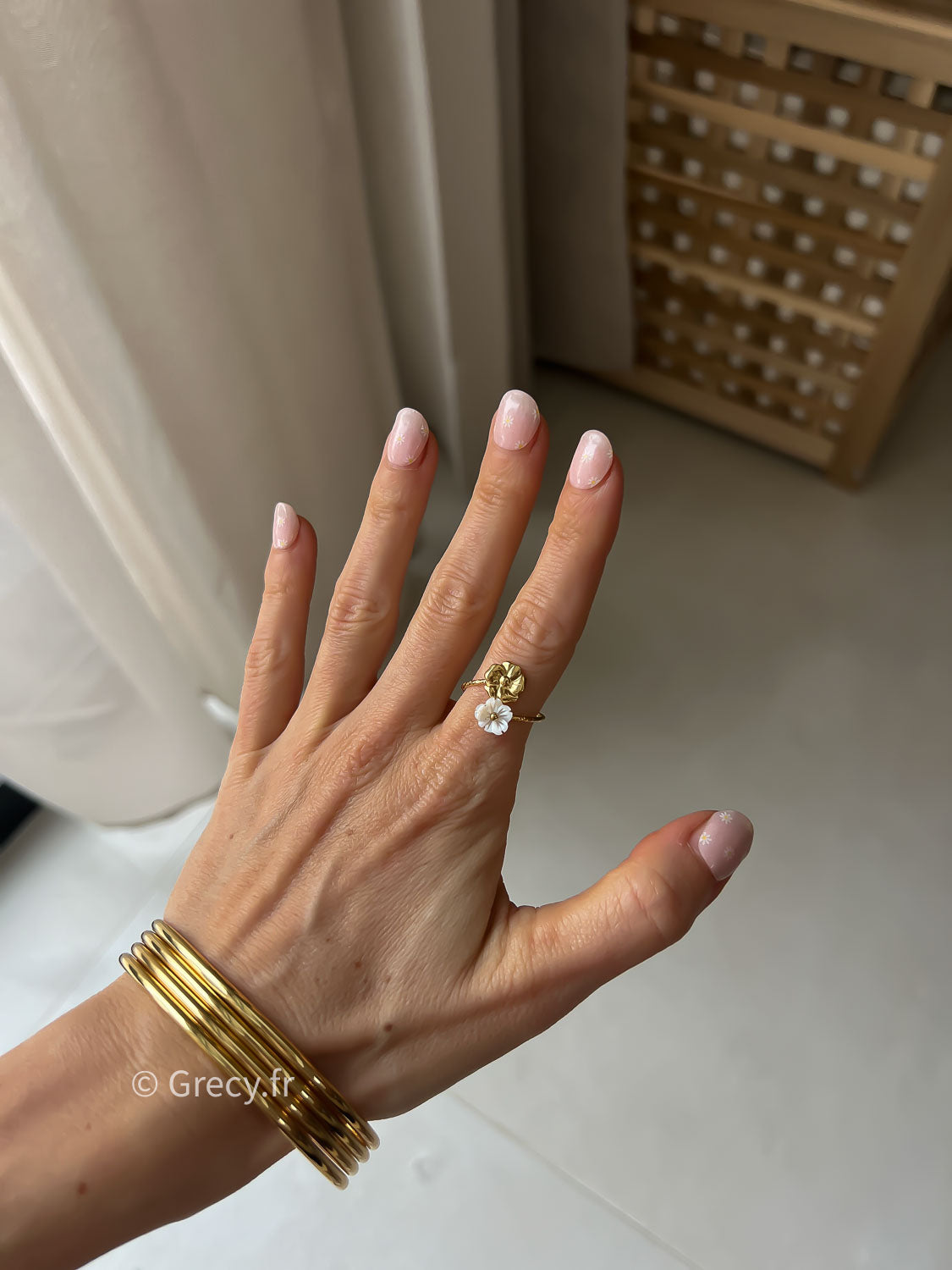 Henriette / Bracelets dorés lot de 4